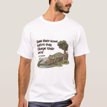 Rolig Grafisk Komodo Tee Särk med Humor Citat Kläd