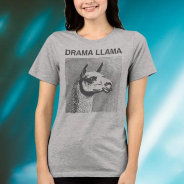Rolig Grafisk T-Shirt med Drama Llama (Skapare uppladdad)