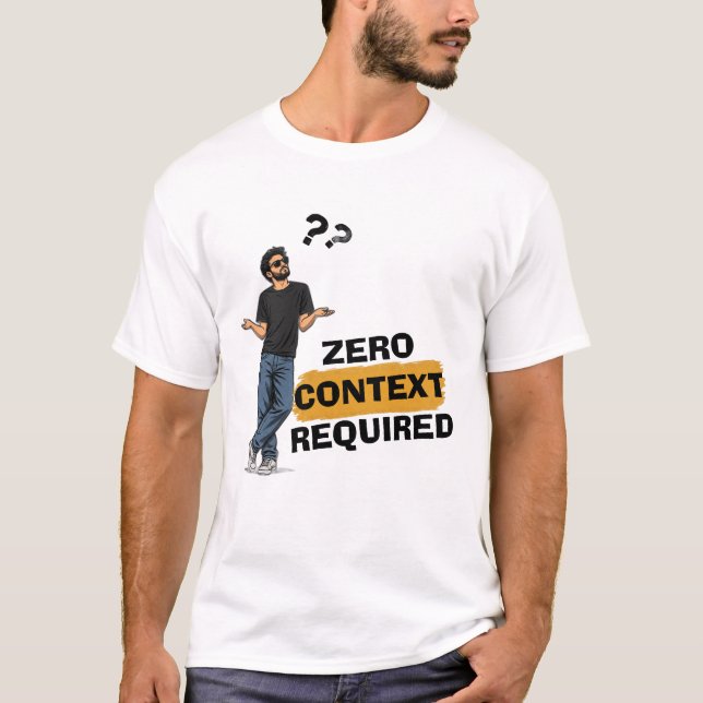 Rolig Grafisk T-Shirt Utan Sammanhang (Framsida)