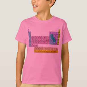 ROLIG grafisk UTSLAGSPLATS för PERIODISKT bord T-shirt