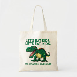Rolig grammatiklärdom om dinosaurier tygkasse