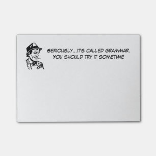 Rolig grammatikNazi Post-it Block