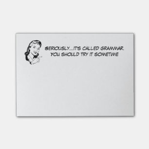 Rolig grammatikNazi Post-it Block