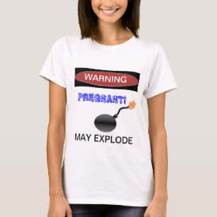 Rolig gravid t-skjorta t shirt