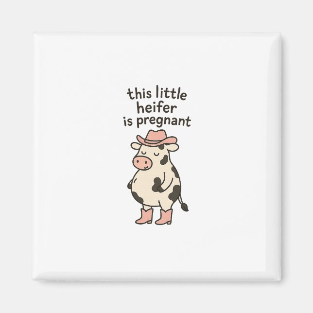 Rolig graviditetstillkännagivande för Thanksgiving Magnet (Framsidan)