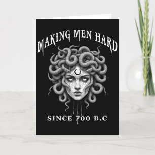 Rolig grekisk mytologi Medusa gör män hårda sedan Kort