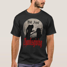 Rolig Greve Dracula Vampyr Thanksgiving Kalkon T Shirt