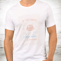 Rolig Grinig Morgon Frukost Pannkaka Present T-Shi