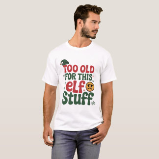 Rolig Grinig Tomte Juldesign T Shirt