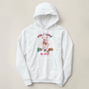 Rolig gris munk pun hoodie t shirt