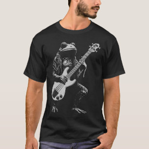 Rolig Groda Basgitarr Musik Älskare Män Kvinnor Ba T Shirt