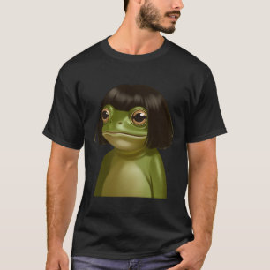 Rolig Groda Bob Frisyr Meme Grodor Djurälskare T Shirt