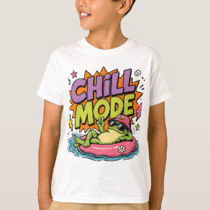 Rolig Groda Chill Mode Estetisk Barn T-Shirt