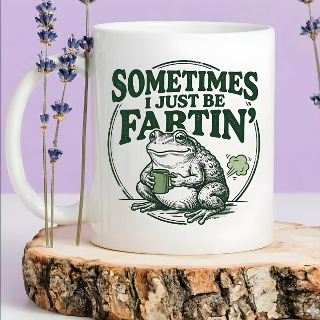Rolig Groda Fartande Mugg Ibland Fartar Jag Bare  (Skapare uppladdad)