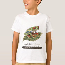 Rolig groda för barn "Ribbit betyder mellanmål" T Shirt