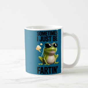 Rolig Groda - Ibland bara fisa  Kaffemugg