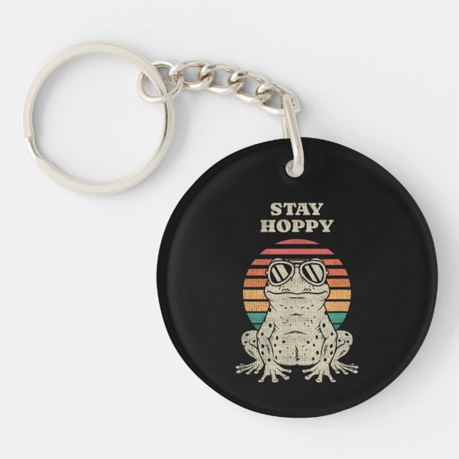 Rolig Groda Paddel Älskare Retro Vintage Design  (Framsidan)