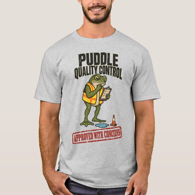 Rolig groda t shirt (Framsida)