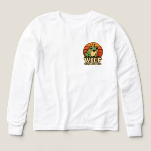 Rolig Groda T-Shirt – WILF Wow I Love Frogs Retro