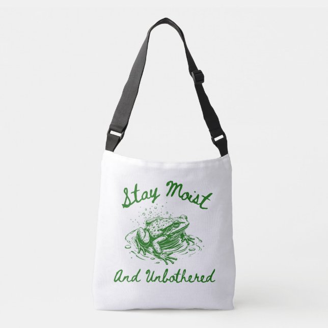 Rolig Groda Totebag Present Axelväska (Framsida)