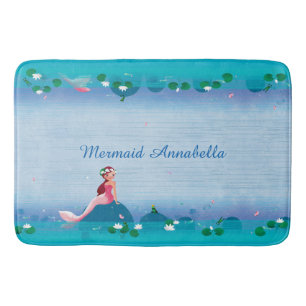 Rolig grodaPrince och för sötsak sjöjungfrun lite Badrumsmatta