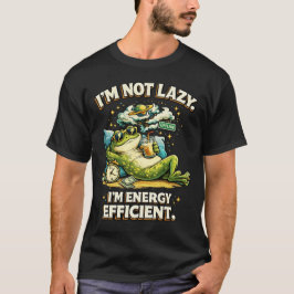 Rolig grodillustration t shirt