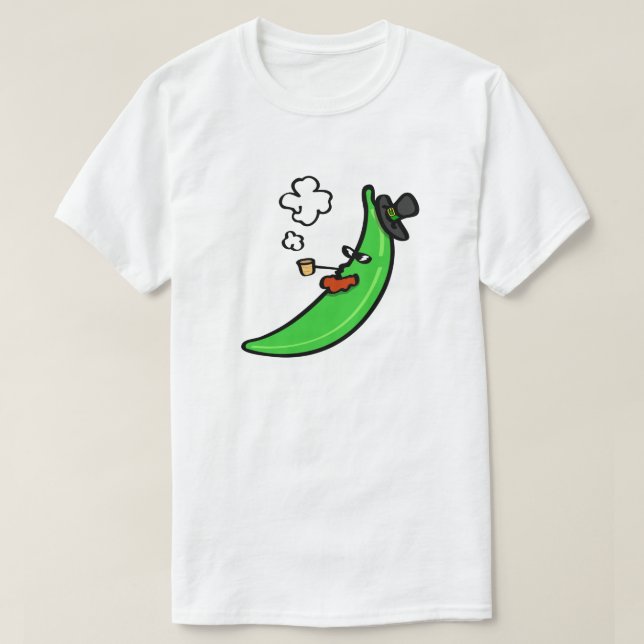 Rolig grön banan för st patrick's dayT-tröja | Tröja (Design framsida)