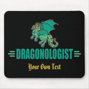Rolig grön drake Dragonologist Musmatta