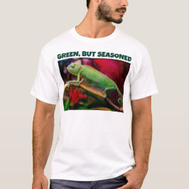 Rolig Grön Kameleont  T Shirt