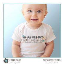 Rolig Groovy Stinky Byxor Era Babybody