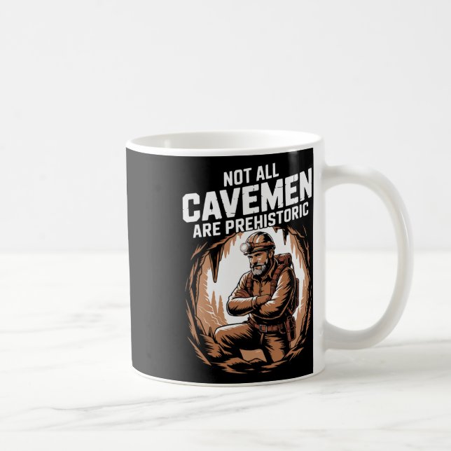 Rolig grottutforskning Räddning vid klättring  Kaffemugg (Höger)