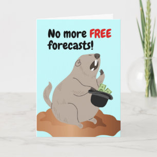 Rolig Groundhog Day med Krävande Murmeldjur Kort