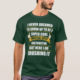 Rolig Growo En familj till kampsportsinstruktör T Shirt