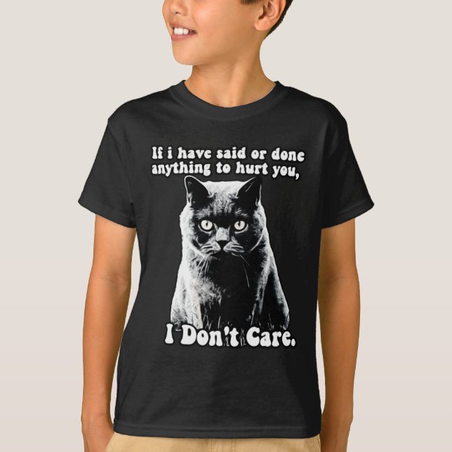 Rolig Grumpy Cat Meme För Katt Personer Ägare T  Shirt (Framsida)