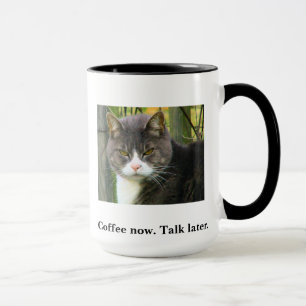 ROLIG Grumpy kattkaffemugg. Morgonkaffekopp Mugg