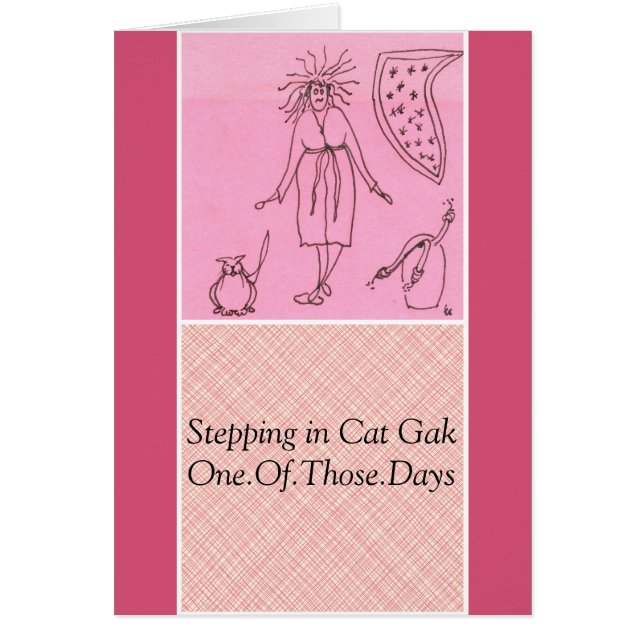 Rolig gudinnakatt Gak Hälsningskort (Framsidan)