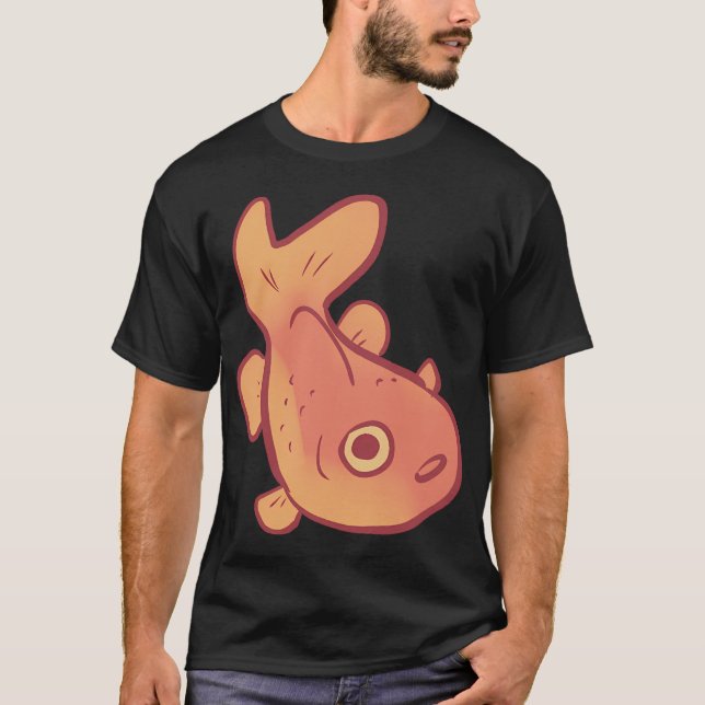 Rolig guldfisk konst t shirt (Framsida)