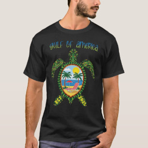 Rolig Gulf of America Sköldpadda Est. 2025 gulf av T Shirt