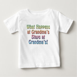 Rolig gullig babyT-tröja, mormor hus Tee Shirt