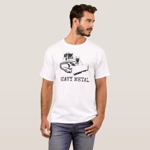 Rolig gullig Backhoe för heavy metalDozergrävare T Shirt