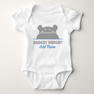 Rolig gullig hungrig Hangry flodhäst T Shirt