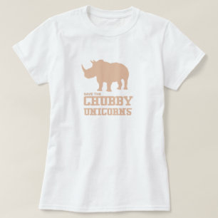 Rolig & gullig regnbåge för Unicorn T Shirt