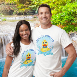 Rolig gummiand T-shirt