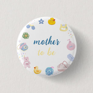Rolig gummiank bad mor-till-barn Baby Shower  Knapp