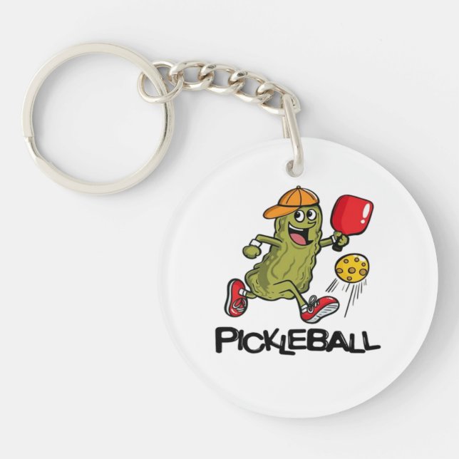 Rolig Gurka Spelar Pickleball  (Framsidan)