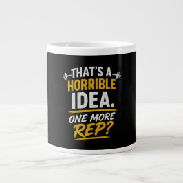 Rolig Gym Design "En Rep Till" Jumbo Mugg