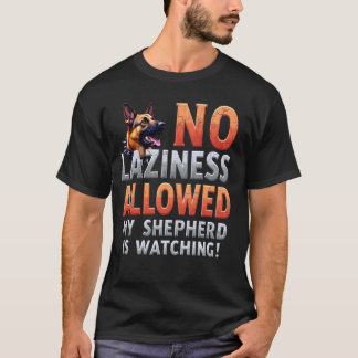 Rolig Gym för Tysk Shepherd Hundägare T Shirt