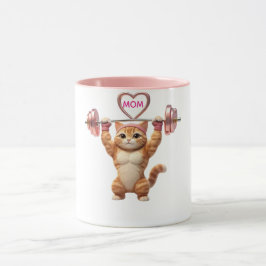 Rolig Gym Katt Mamma Mugg – Mors Dagsk gift