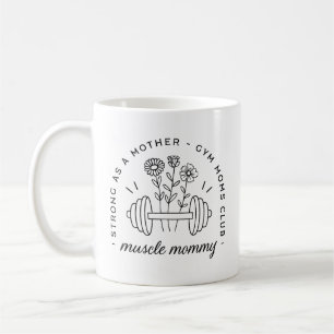 Rolig gym mamma muskulös mamma mamma kaffemugg