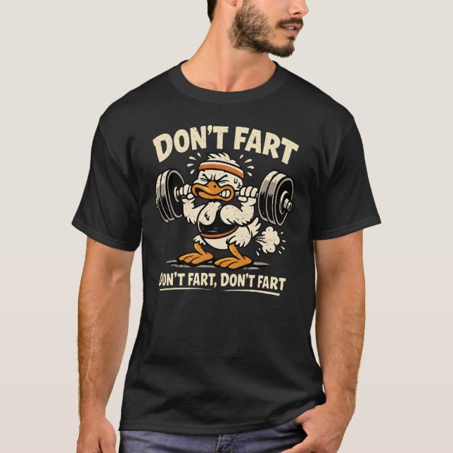 Rolig gymand - fisa inte när du lyfter t shirt (Framsida)